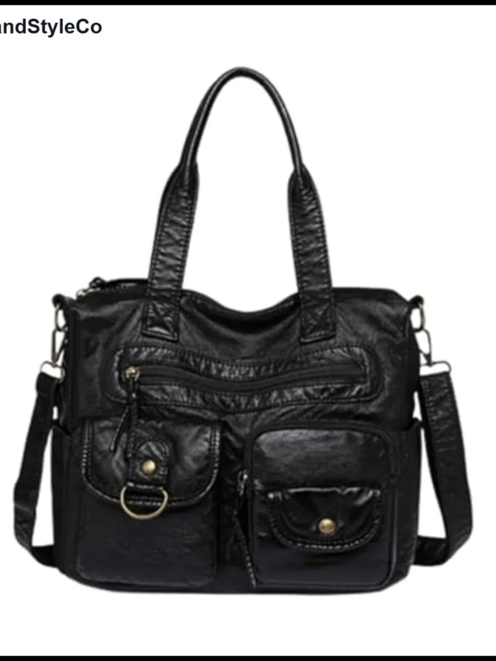 Hobo Handbag Top Handle Satchel Purse Women Soft PU Leather Faux Leather